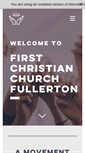 Mobile Screenshot of fullertonfirstchristian.org